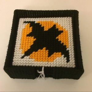 New Coasters Halloween Bat Handmade Home and Bar Party Decor Spooky Goth Animal